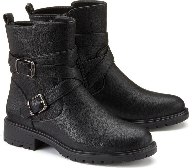 Image du produit La Redoute Collections Bottes de motard à talon plat (40)