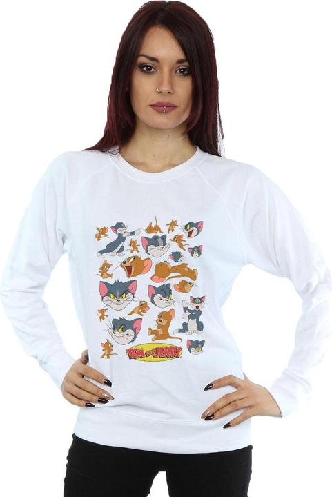 Immagine prodotto Tom & Jerry Many Faces Felpa Donna (L)