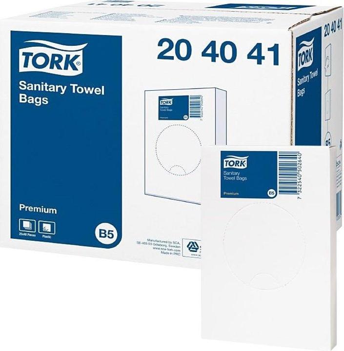 Immagine prodotto Tork Sacchetto igienico Premium B5 204041 HDPE, trasparente 25 pezzi (25 x, 2 l)
