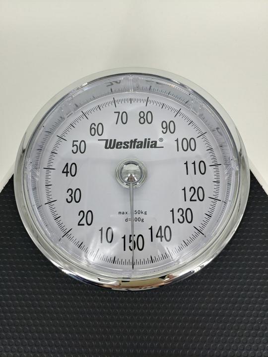 Produktbild Westfalia Doktor-Waage, mechanisch, Weiss/ Schwarz (150 kg)