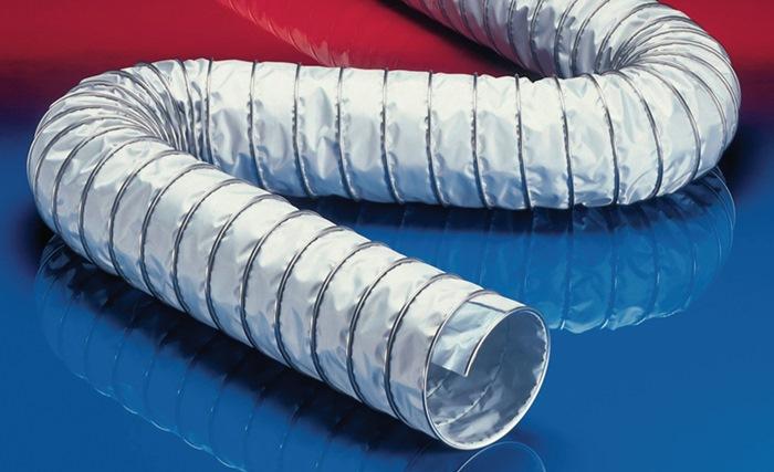 Produktbild Norres Absaug- und Gebläseschlauch CP PTFE GLASS-INOX 471 178-180 mm 192,00 mm 6 m