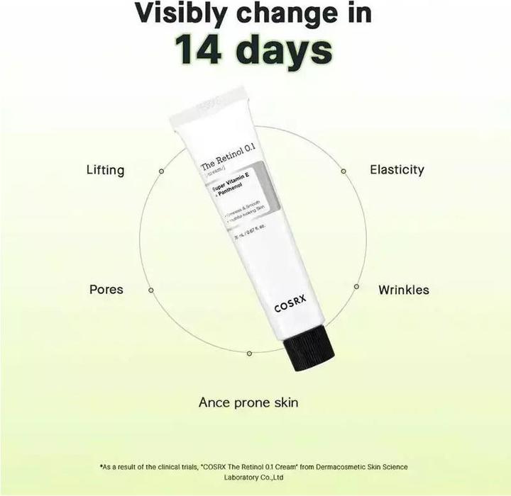 Produktbild Cosrx The Retinol 0.1 Cream (20 ml, 24h Creme)