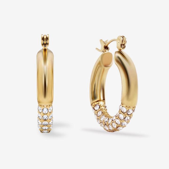 Sensora Jewelry Glimmer Hoops Ohrringe (Edelstahl)