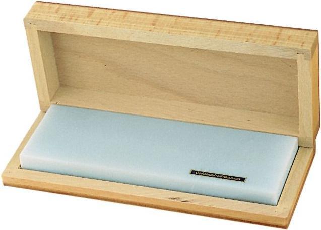 Immagine prodotto Friedrich Müller Pietra per affilare L100xW40mm Arkansas Naturale Fine in scatola di legno