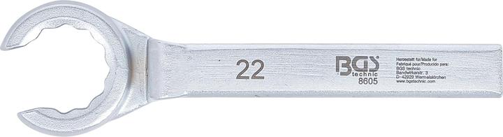 Produktbild BGS Spezial-Ringschlüssel für Lambdasonden, offen | SW 22 mm