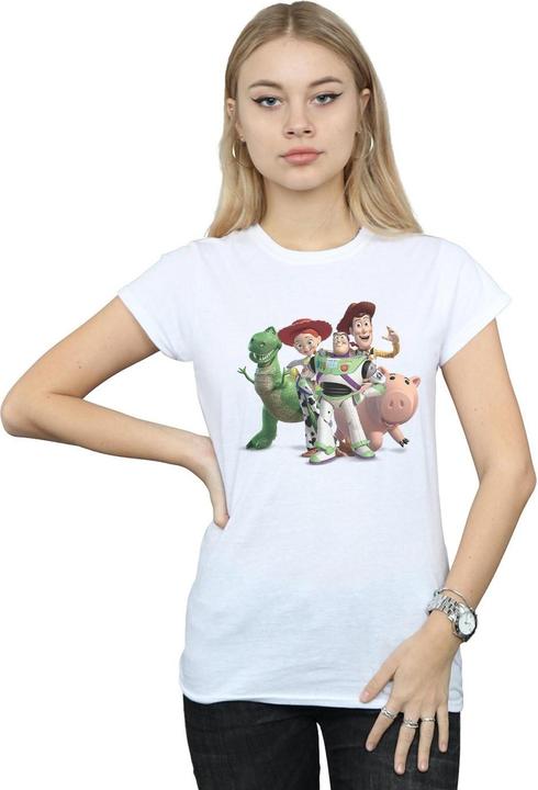 Actual product image Disney Womens/Ladies Toy Story 4 Group Cotton T-Shirt (S)