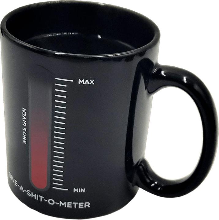 Image du produit Mad Monkey Tasse Give a Shit avec changement de couleur par la chaleur (300 ml, 1 x)