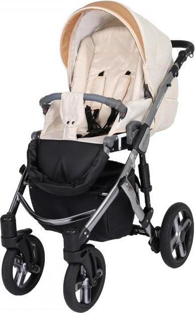Immagine prodotto Kunert Passeggino Mila premium, grigio crema, incluso seggiolino auto Trix, set 3in1