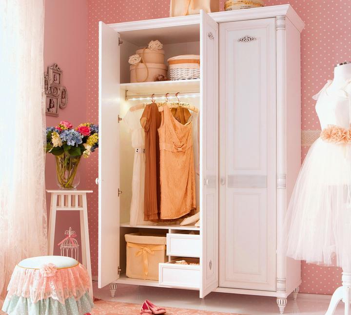 Produktbild Cilek Romantic Kleiderschrank 3-türig (140 cm)