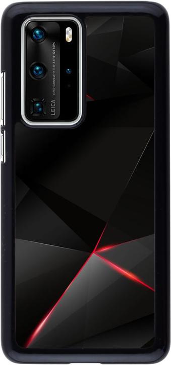 Actual product image PhoneLook Coque Black Red Lines (Huawei P40 Pro)