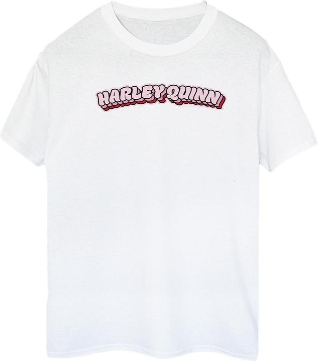 Batman Harley Quinn Logo Baumwolle Boyfriend TShirt