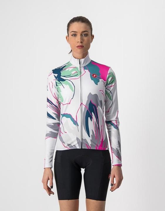 Teal Blue-Flowers, Gris argenté