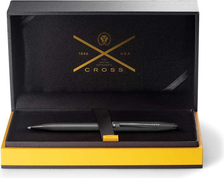 Produktbild Cross Drehkugelschreiber Century II Mattschwarz feinstrukturiert Geschenkbox (Mattschwarz feinstrukturiert, 1 x)