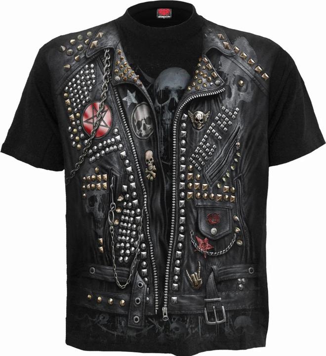 Spiral Goth Metal TShirt (S)