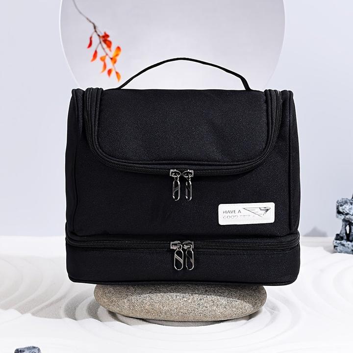 Produktbild Only-Bags.Store Trockene und nasse getrennte Kulturtasche, Reise-Kosmetik-Aufbewahrungstasche mit grossem (1 l)