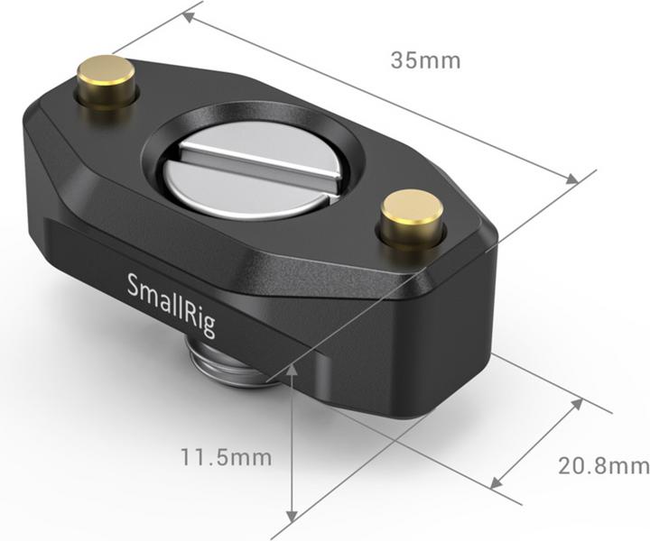 Actual product image SmallRig NATO Rail with ARRI Locating Screw 35mm BUN2501