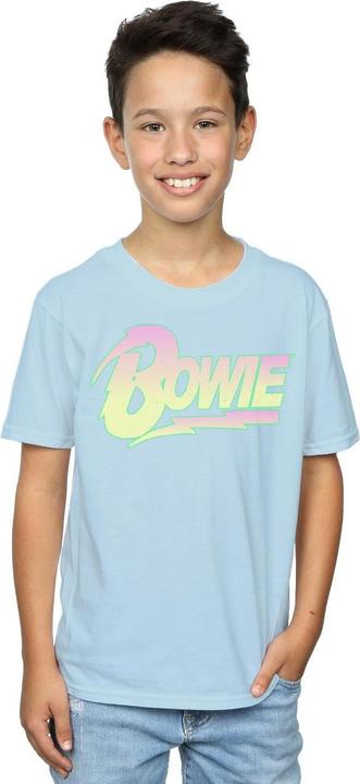 Immagine prodotto David Bowie Neon Logo Maglietta Ragazzi (140, 146)