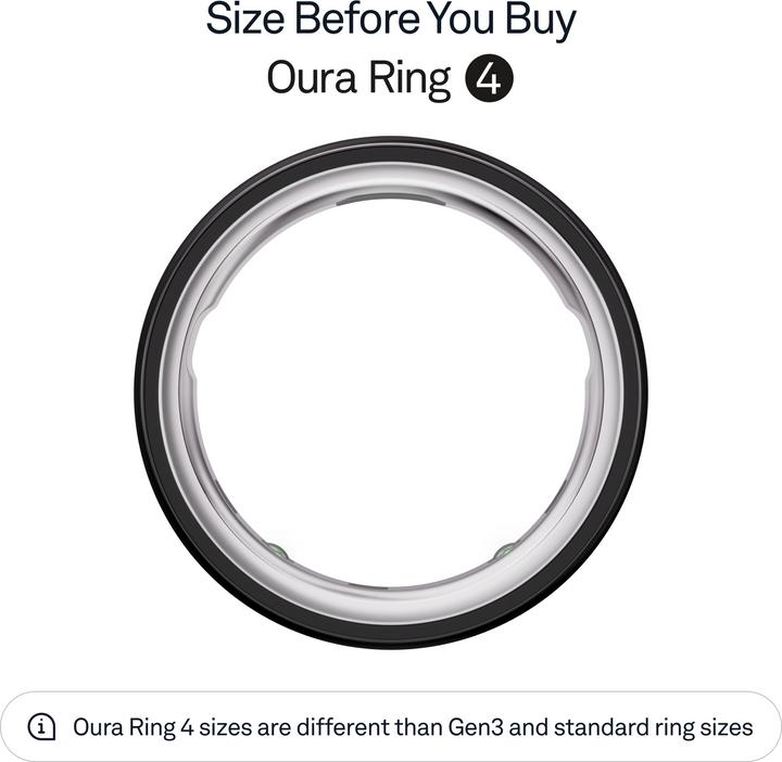 Produktbild Oura Ring 4 (10, Schwarz)
