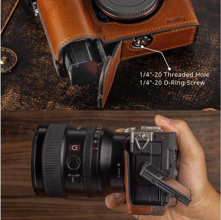 Actual product image SmallRig 5015 Camera Leather Case Kit for Sony Alpha 7C II / Alpha 7CR (Kamera Bereitschaftstasche)