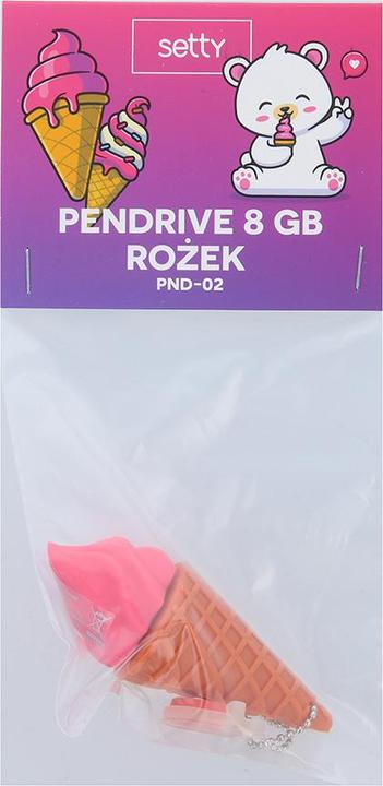 Productafbeelding Setty Pendrive 8GB ijs PND-02 (8 GB)
