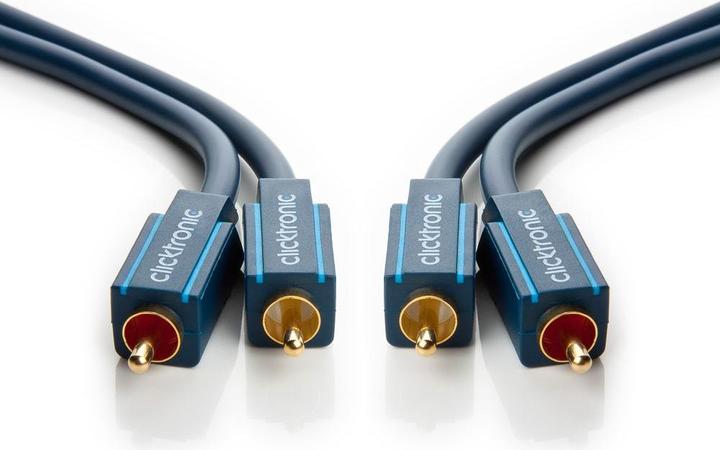Produktbild clicktronic Stereo-Audiokabel (5 m, Cinch)