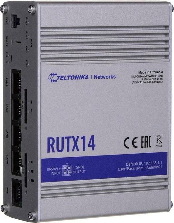 Produktbild Teltonika LTE-Industrierouter RUTX14