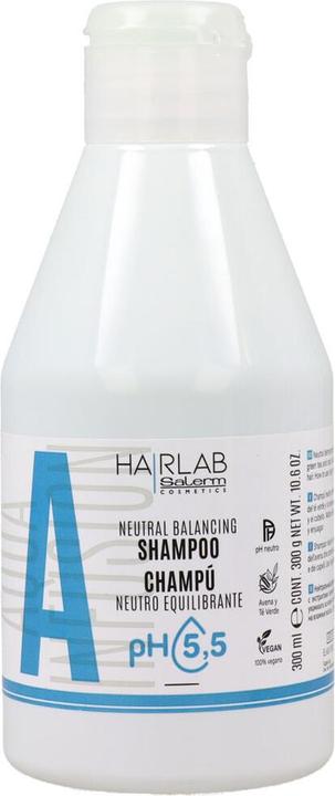 Salerm Hair Lab Neutral Balancing Dermoprotector Shampoo 1200ml pH-Neutral mit Vitaminen B und C Moi (300 ml, Flüssiges Shampoo)