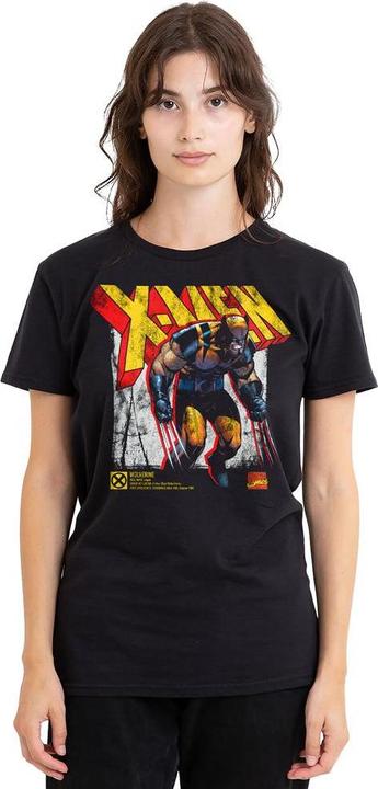 Actual product image Unisex Adult X-Men Wolverine Infographic T-Shirt (S)