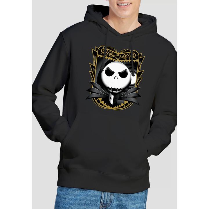 Actual product image The Nightmare Before Christmas Mens Jack Skellington Shaded Hoodie (XL)