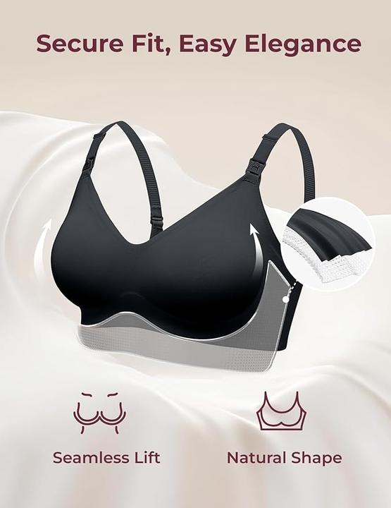 Produktbild Momcozy Nursing Bra black M (M)