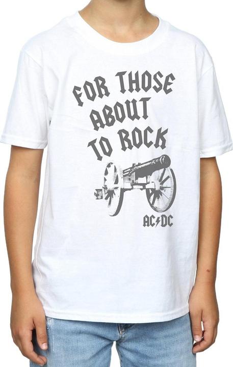 Actual product image AC/DC Boys For Those About To Rock Cannon T-Shirt (152, 158)