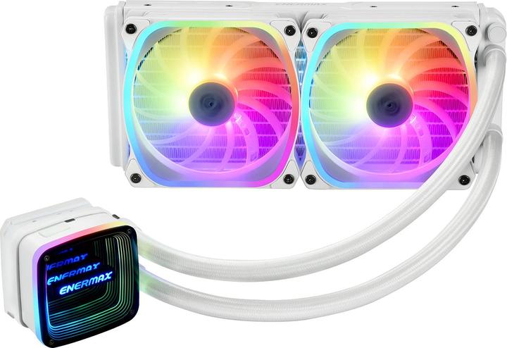 Image du produit Enermax AQUAFUSION ADV ARGB Snow White 240 AIO CPU Watercooling Intel LGA1700 AM5 Ready,250W+ TDP