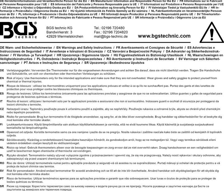 Immagine prodotto BGS Termometro digitale