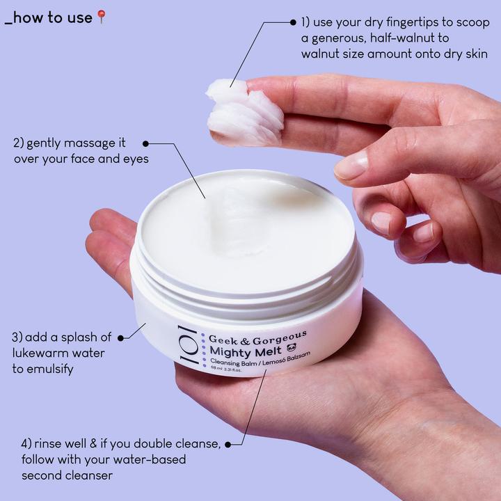 Immagine prodotto Geek & Gorgeous Mighty Melt (Pulizia Balsamo, 98 ml)