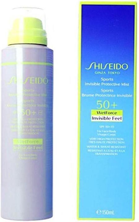 Immagine prodotto Shiseido Nebbia protettiva invisibile per lo sport (Spray solare, SPF 50+, 150 ml, 164 g)