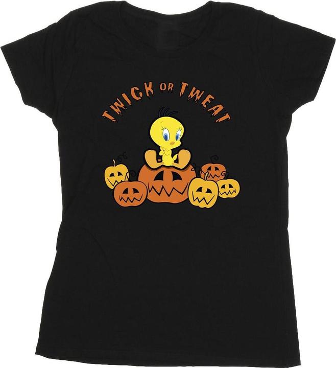 Actual product image Looney Tunes Womens/Ladies Twick Or Tweat Cotton T-Shirt (L)