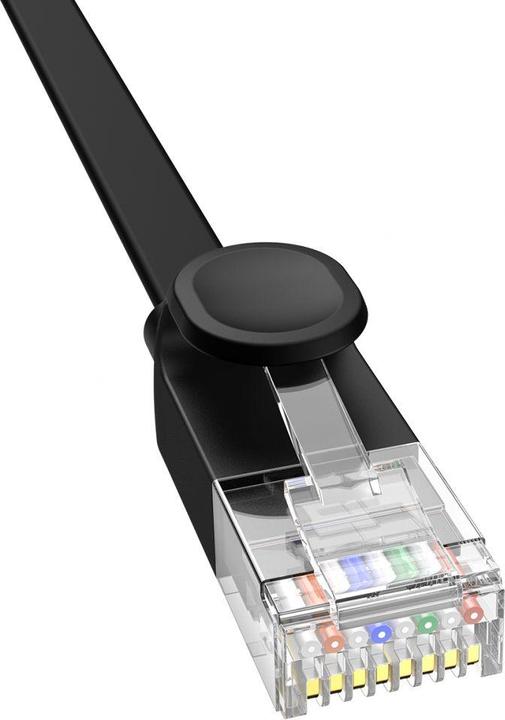 Actual product image Baseus Flat rate Ethernet RJ45, Cat.6, 12m (black) (CAT6, 12 m)
