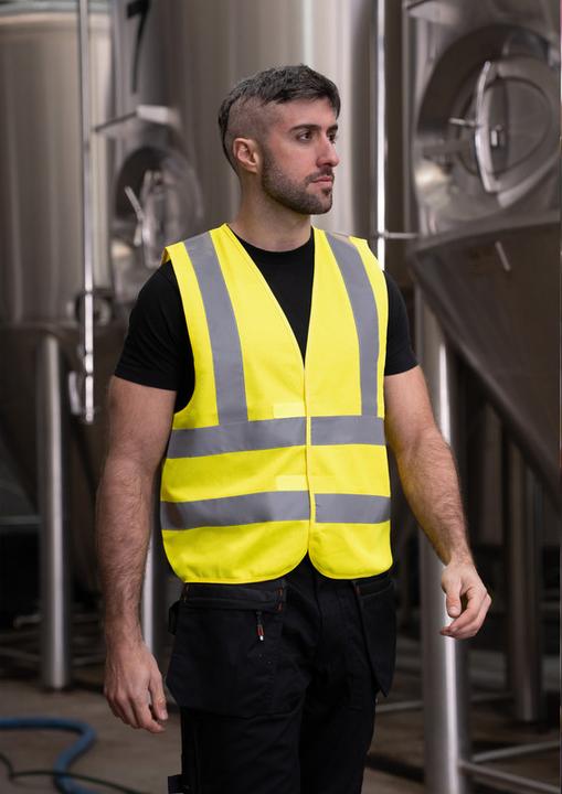 Actual product image Korntex High visibility waistcoat with 4 reflective stripes (L)