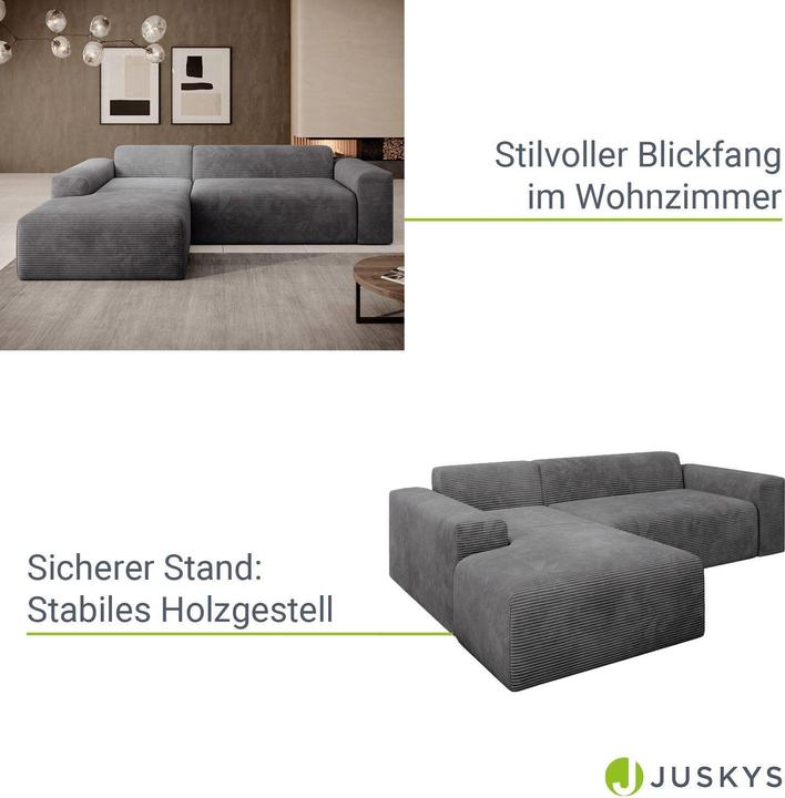 Produktbild Juskys Sofa Vals (Ecksofa)