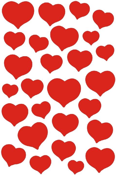 Actual product image HERMA Sticker hearts