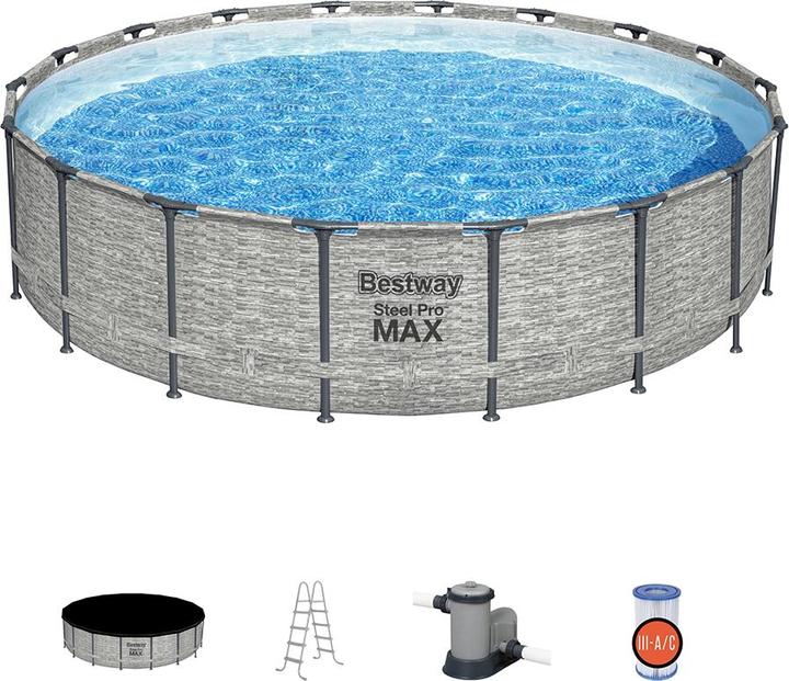 Image du produit Bestway Steel Pro Max Pool Set (Ø 549 x 122 cm)