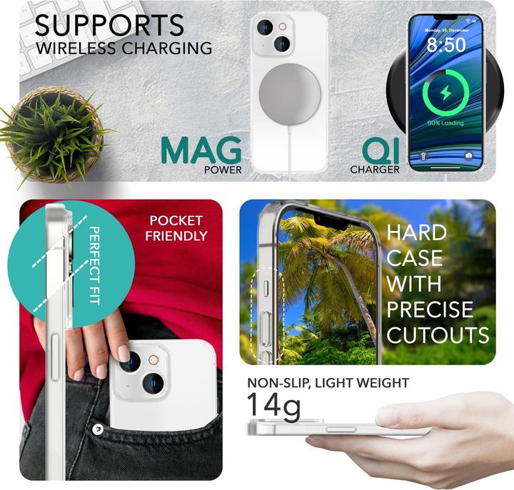Image du produit Nalia Étui rigide mat extrêmement fin de 0,3 mm d'épaisseur (Apple iPhone 14 Plus)