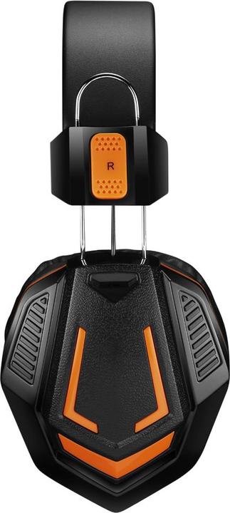 Actual product image Canyon Gaming headset with 3.5 mm connector with microphone and volume control, cable 2 m, Black CND (Cable)