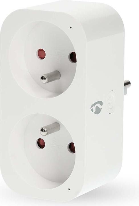 Actual product image Nedis N WIFIP141EWT - Switchable WLAN socket outlet, 2-gang FR version