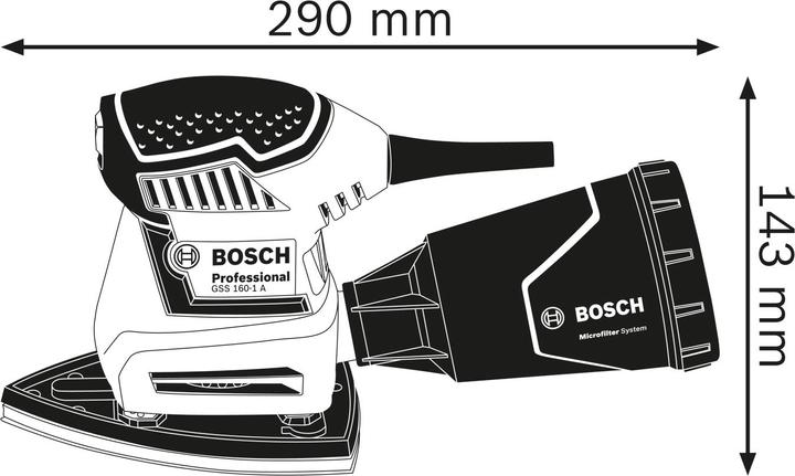 Produktbild Bosch Professional GSS 160 Multi (Schwingschleifer, 180 W)