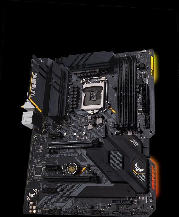 Actual product image ASUS TUF Gaming Z490-PLUS (wi-fi) (LGA 1200, Intel Z490, ATX)