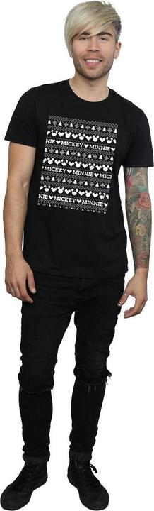 Image du produit Disney - T-shirt MICKEY AND MINNIE CHRISTMAS FAIR ISLE - Homme (XXL)