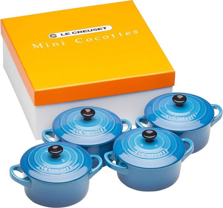 Le Creuset Mini-Cocotte Set AZURE