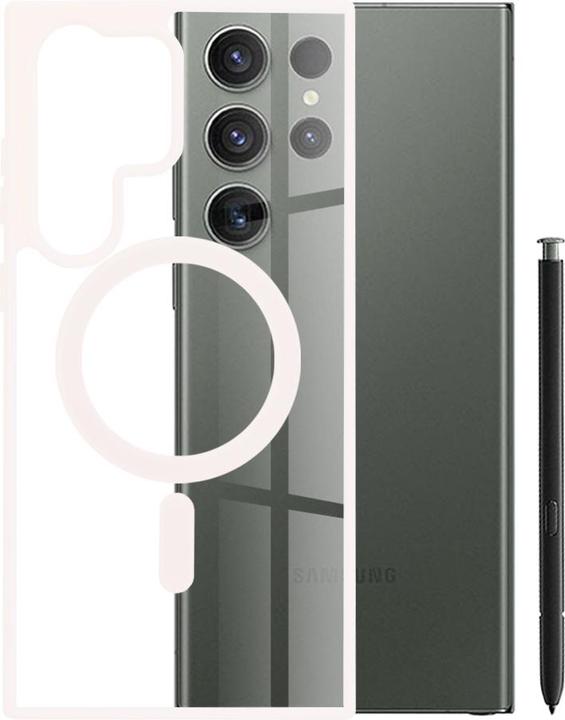 Actual product image Techsuit - MagSafe Pro - Samsung Galaxy S23 Ultra - Nude Pink (Samsung Galaxy S23 Ultra)