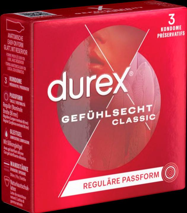 Image du produit Durex Gefühlsecht Classic (3 pcs)